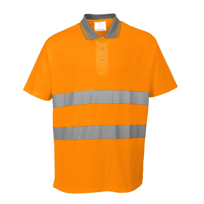 Polo Cotton Comfort Hi-Vis S/S - immagine 1