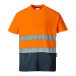 T-Shirt S/S Bicolore Cotton Comfort Hi-Vis