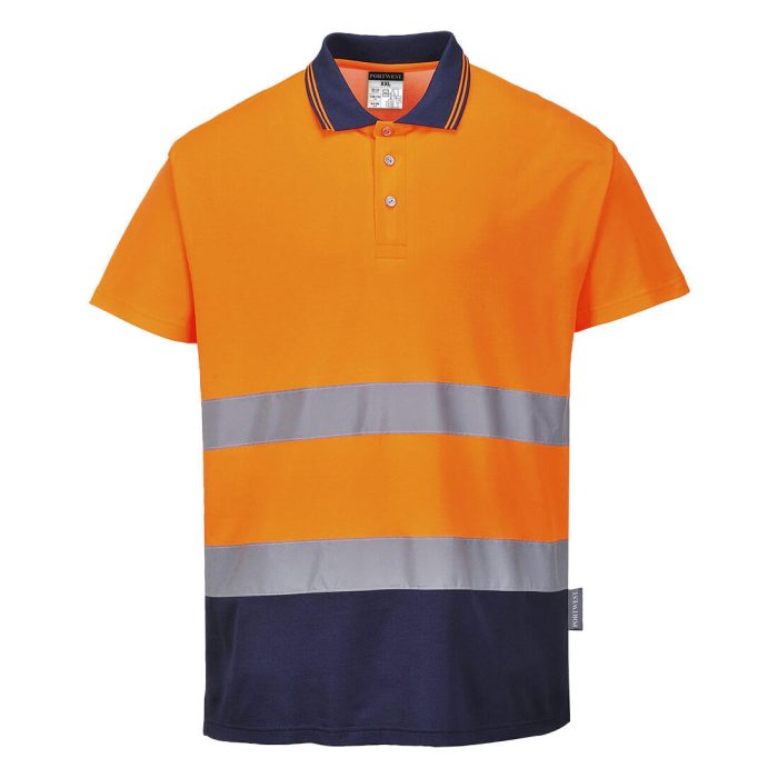 Polo Bicolore Cotton Comfort Hi-Vis - immagine 1