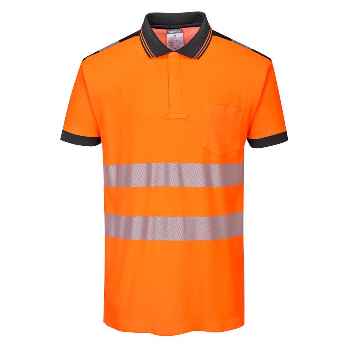 PW3 Polo manica corta Hi-Vis - immagine 1